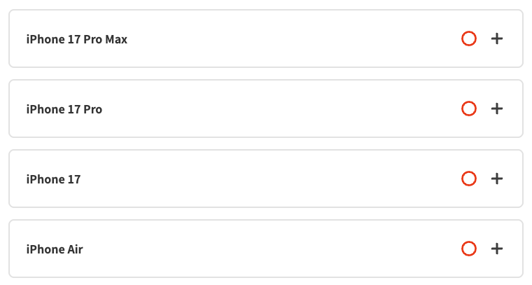 jcomモバイルiphone17